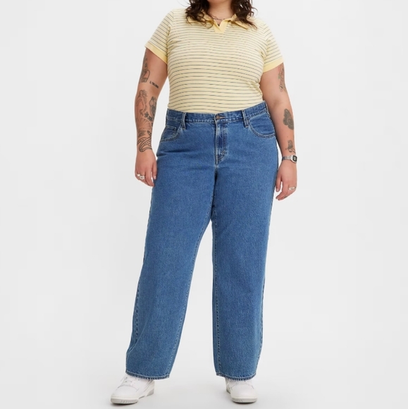 Levi's baggy dad jeans womens plus size nwt 24 - Picture 1 of 9